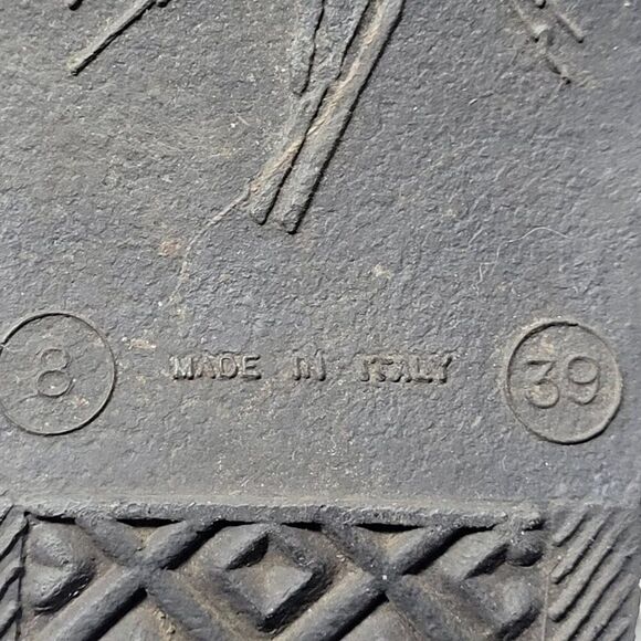 Vtg Womens Italian Black Suede Faux Fur Snow Boots Sz 8 Lace Up Ankle Booties - Picture 2 of 9